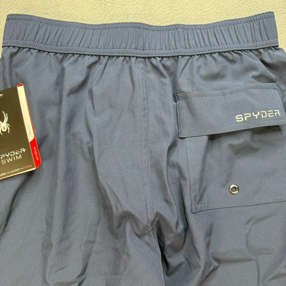 Spyder Surf Sand Sun Board Shorts Regular Fit Small Navy Blue UV Protection Swim
